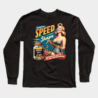 Speed Shape - Vintage Ad Long Sleeve T-Shirt